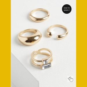 Torrid Curve And Dome Ring Set